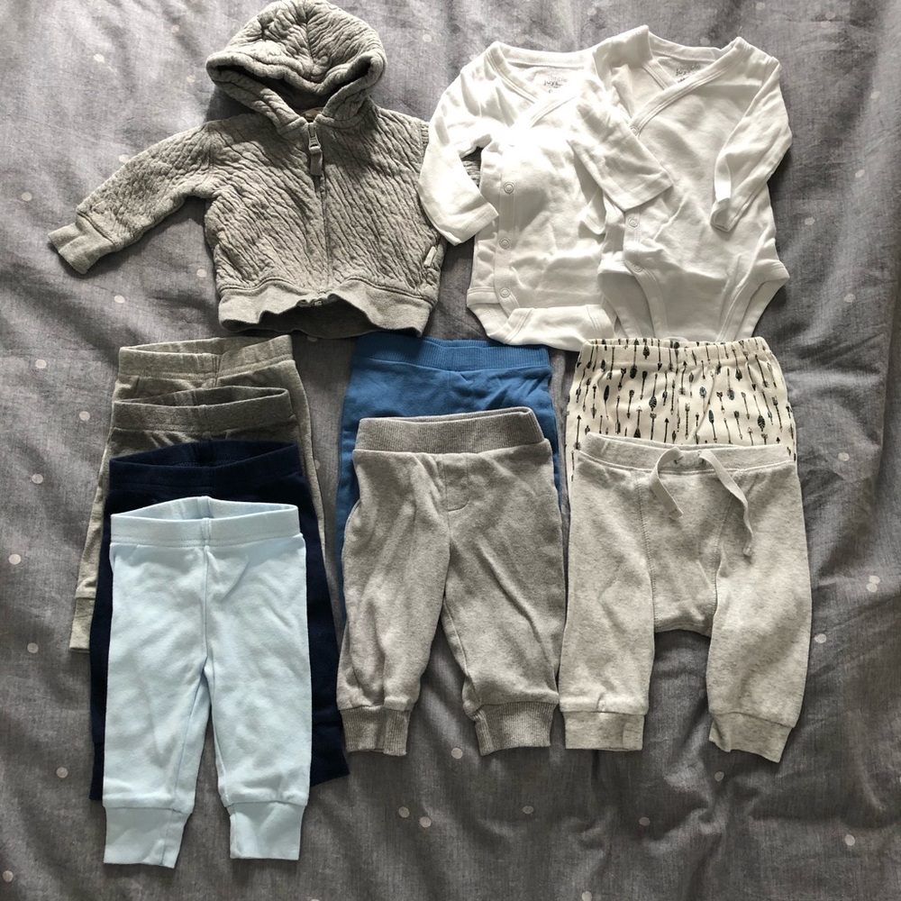 [11 piece bundle] Baby Boy 0-3 month lot - EUC